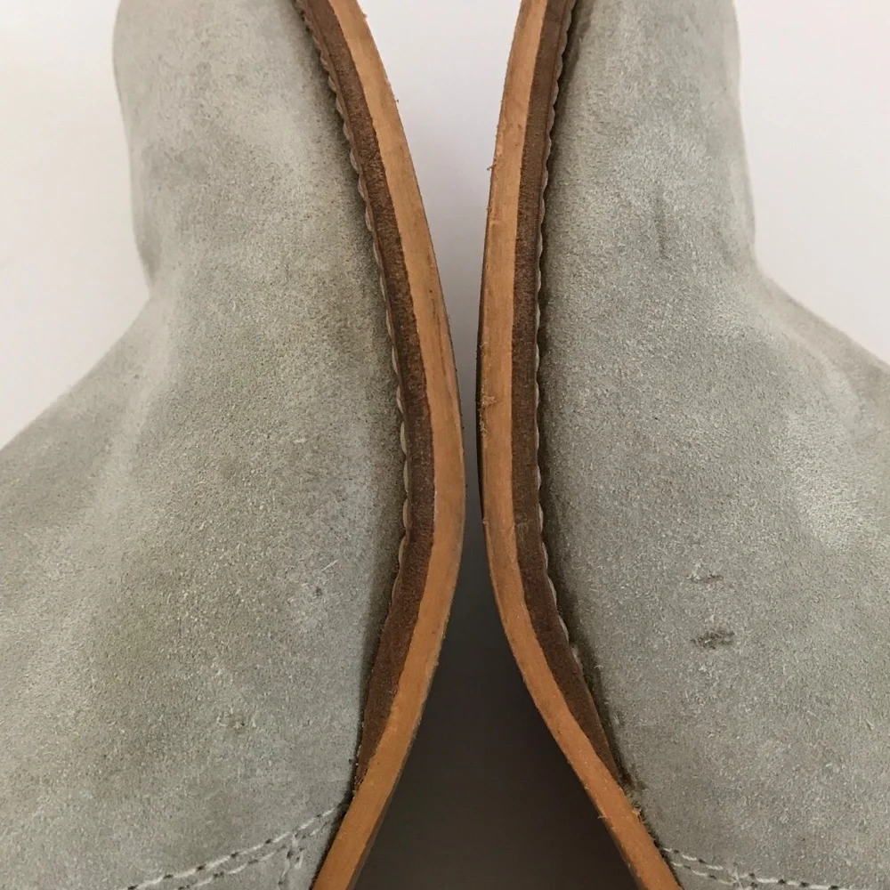 REBELS Suede Fringe Trim Ankle Boots Chelsea Women’s Size 8